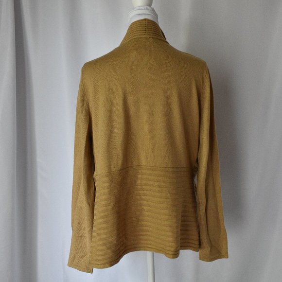 New York & Company Tan Open Sweater - Picture 3 of 6